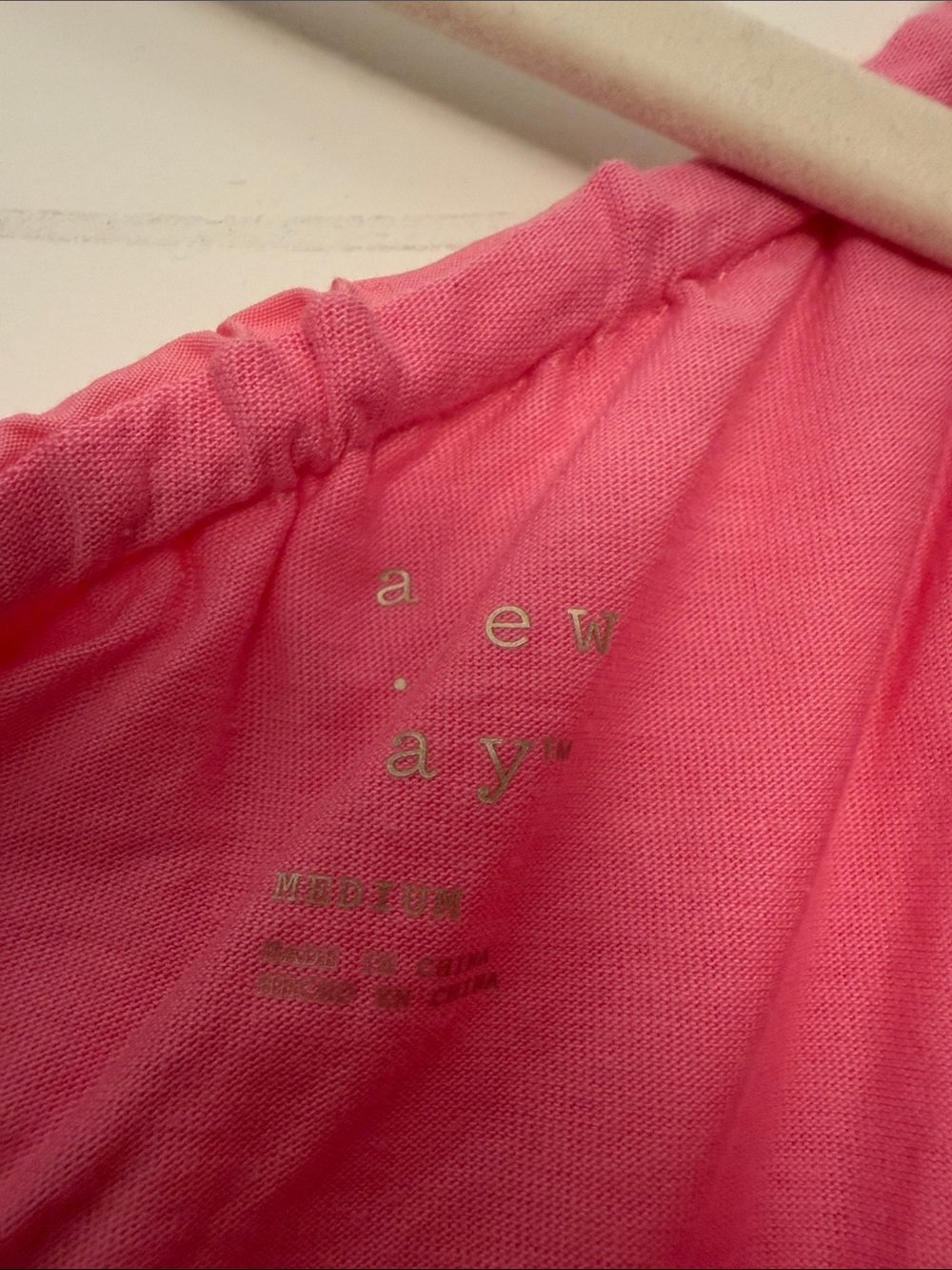 One-Shoulder Ruffle Top in Bright Pink - Picture 2 of 5